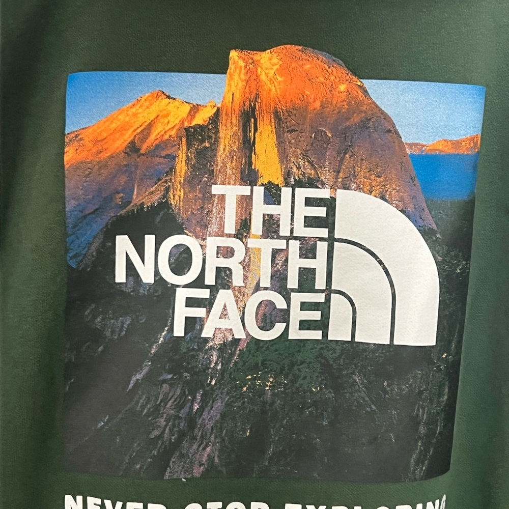 The North Face Forest Green Hoodie Mens size XXL